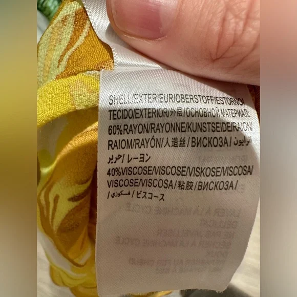 FARM Rio Azalea Forest Mini Wrap Dress Size XL - Picture 10 of 10